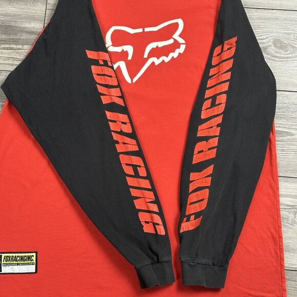 Crazy Vintage Y2K Fox Racing Longsleeve - Picture 3 of 4